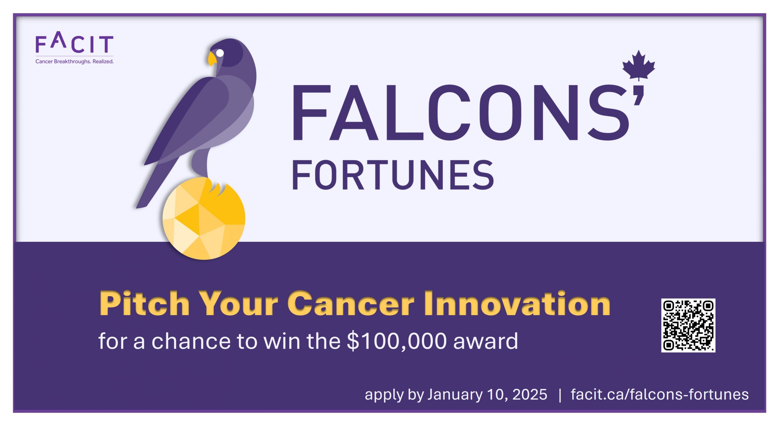 Pitch Your Cancer Innovation at Falcons' Fortunes 2025