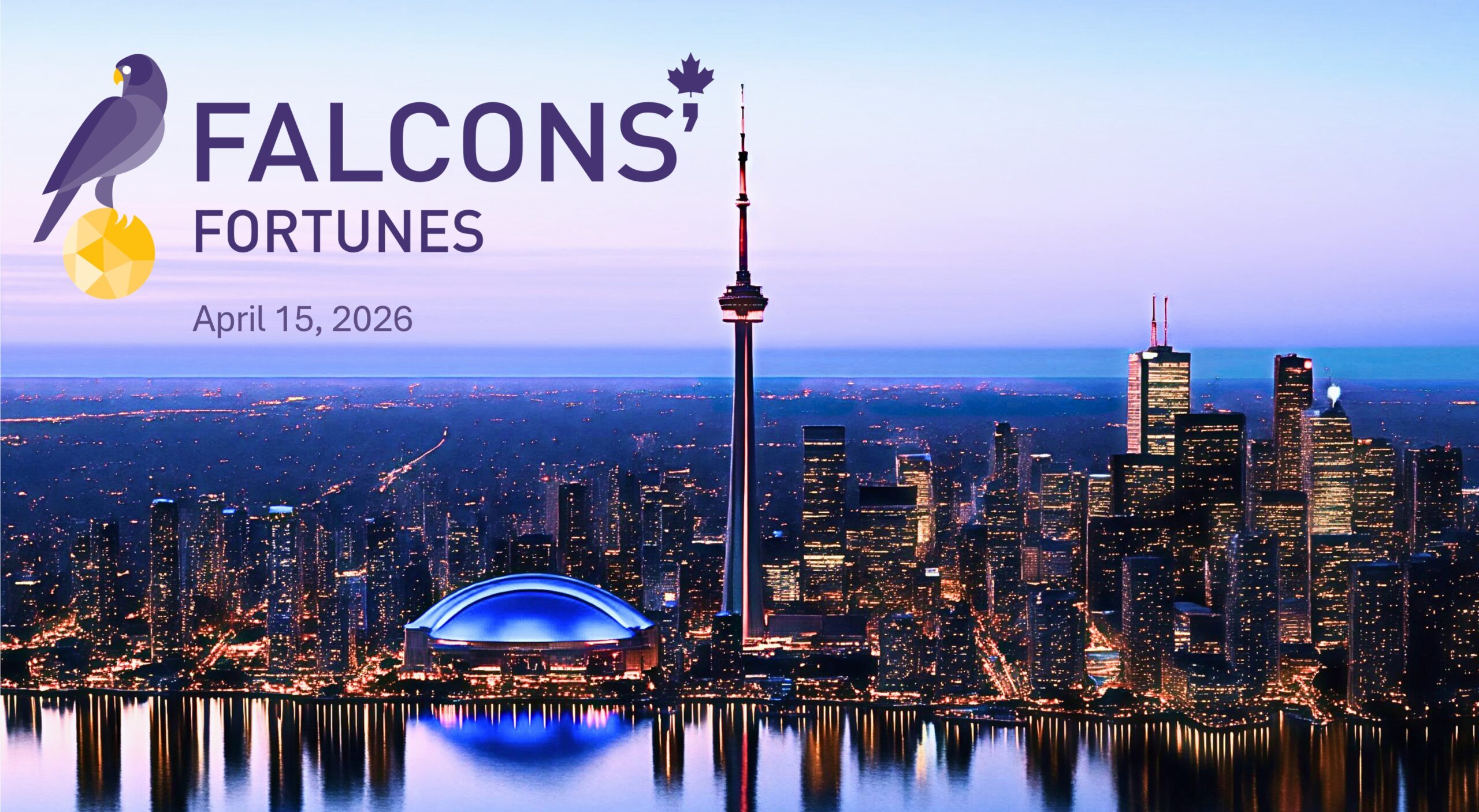 Falcons' Fortunes 2026 event poster